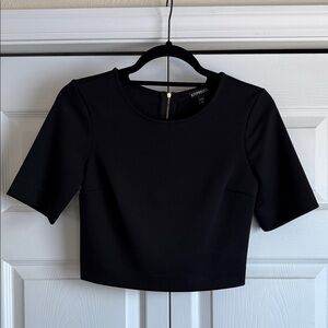 Express Black Women's Crop Top